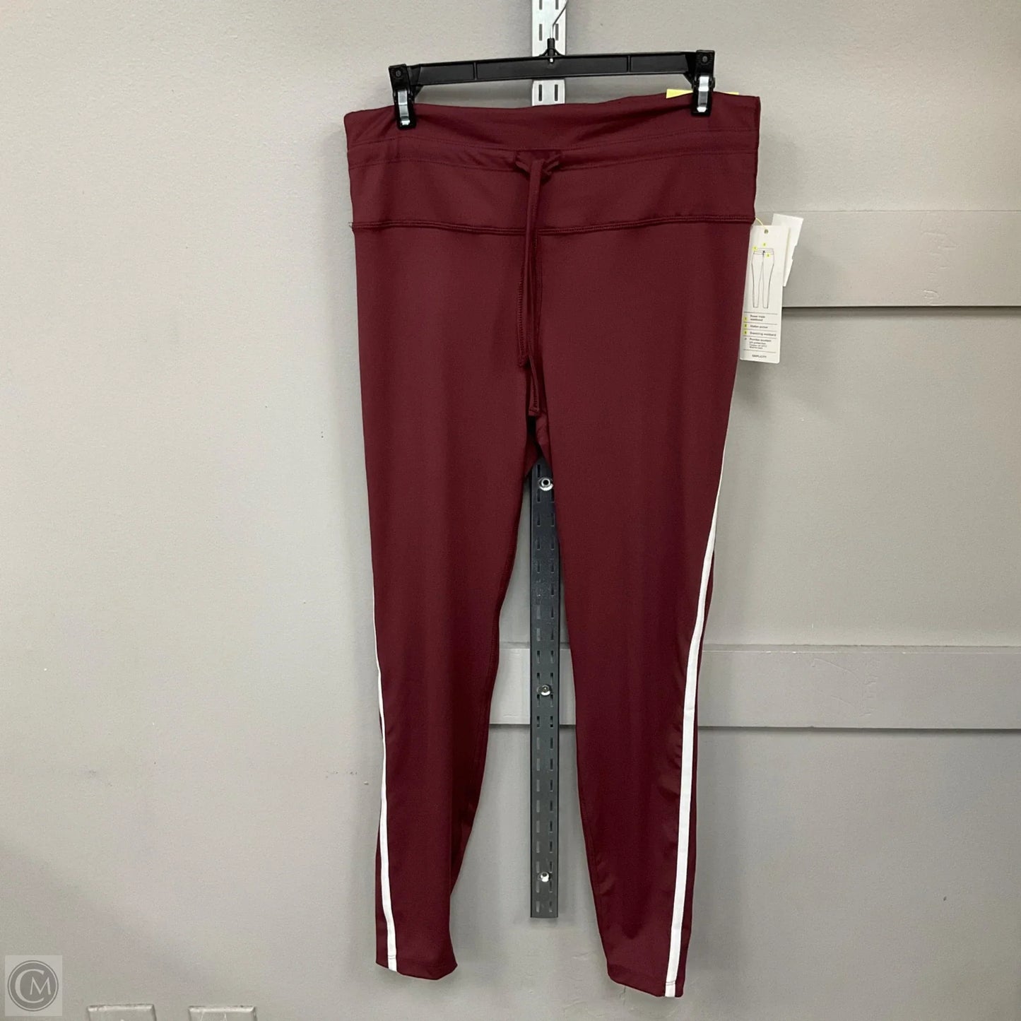 Pants Leggings By All In Motion In Maroon, Size: L