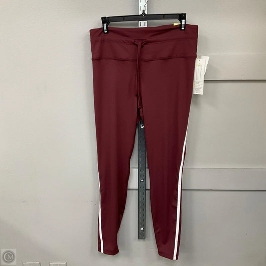 Pants Leggings By All In Motion In Maroon, Size: L