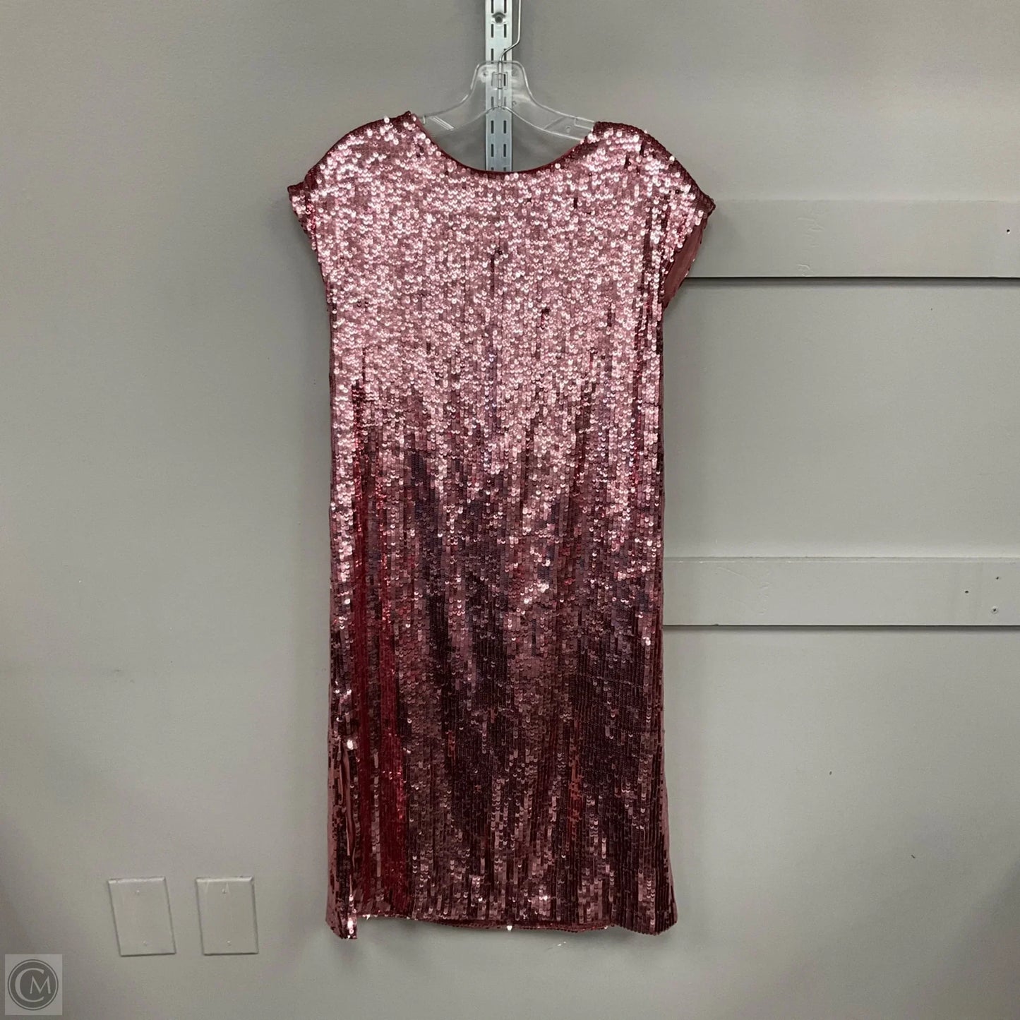 Dress Casual Short By Anthropologie In Pink, Size: M