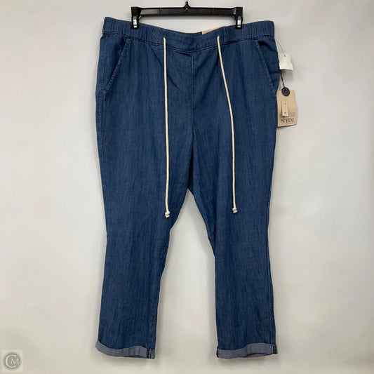 Pants Cropped By Not Your Daughters Jeans In Blue Denim, Size: 14p