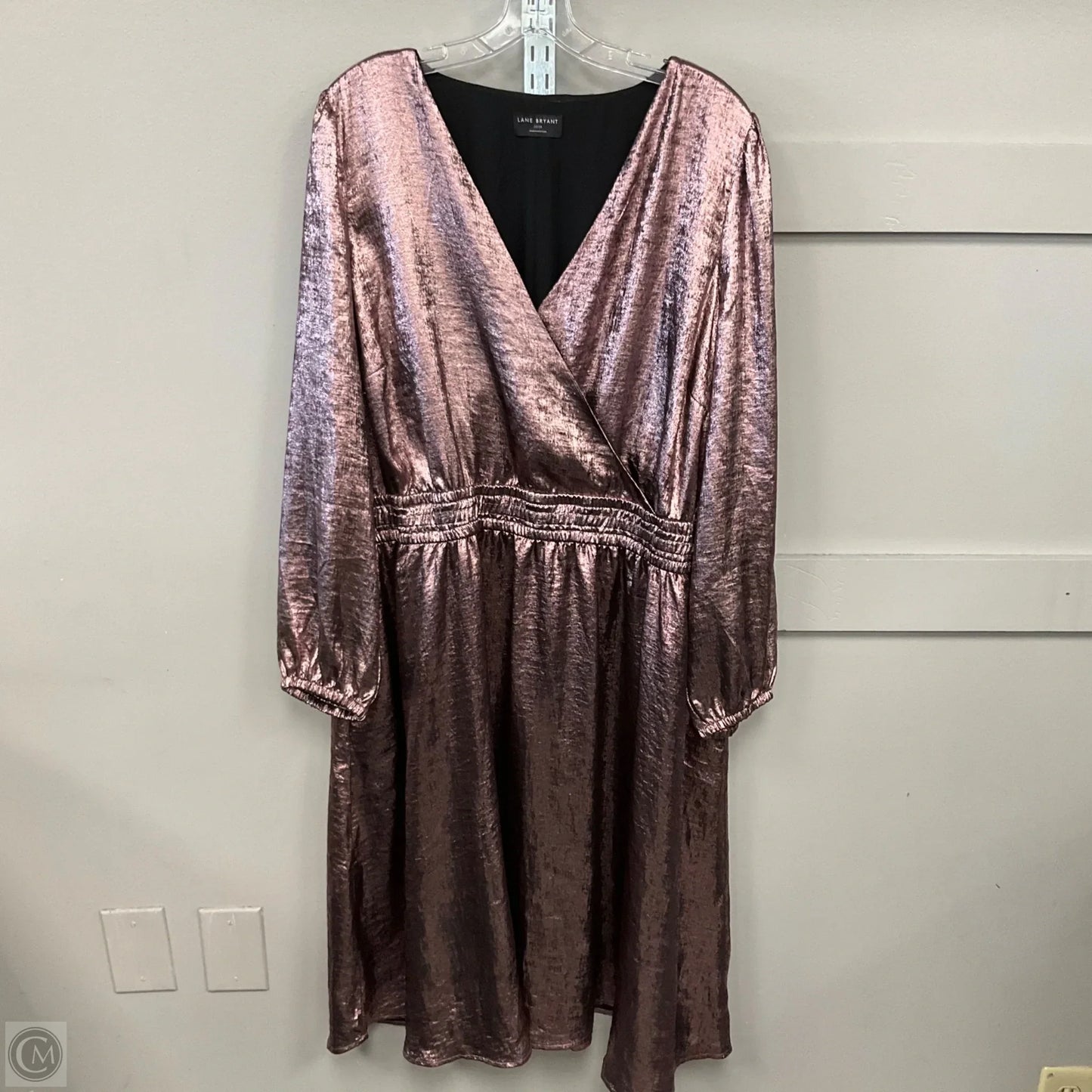 Dress Casual Midi By Lane Bryant In Pink, Size: 22