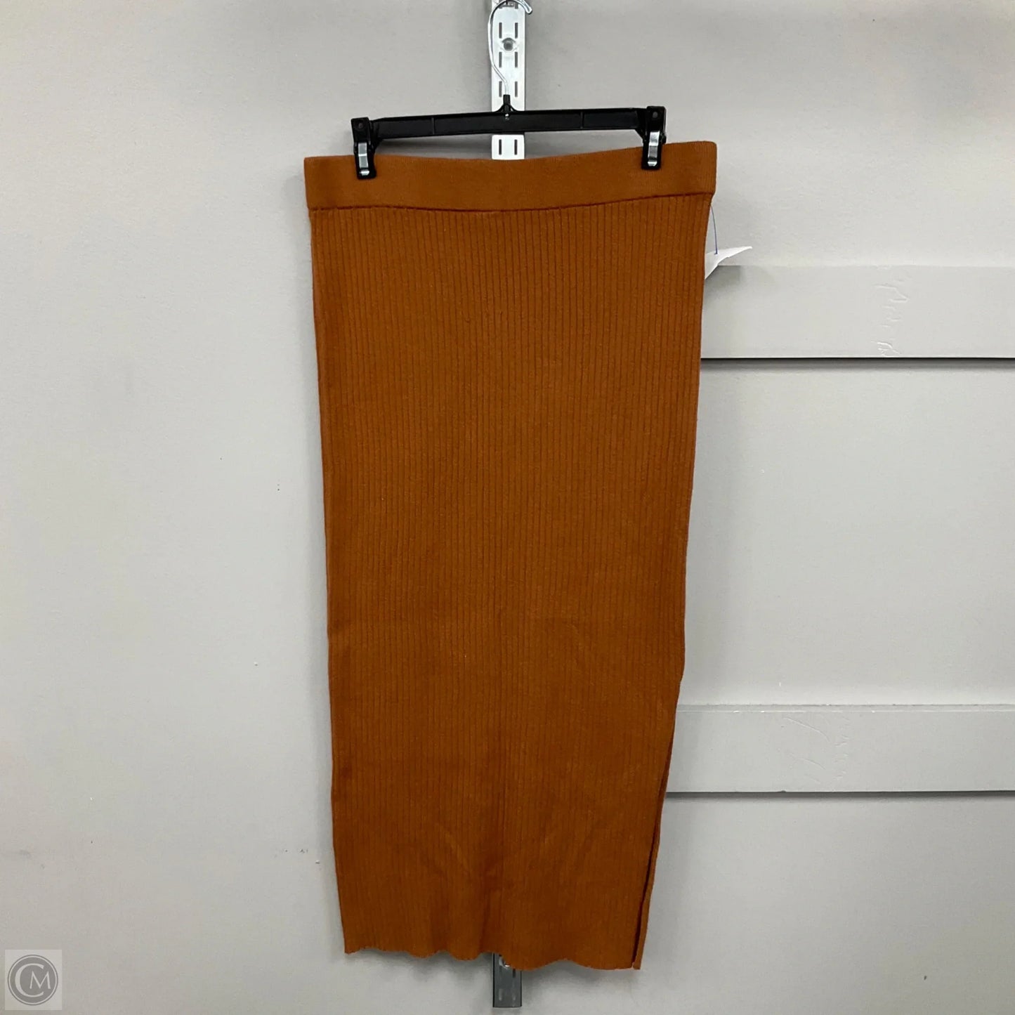 Skirt Midi By Francesca's In Brown, Size: L