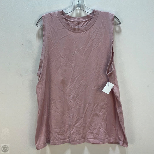 Athletic Tank Top By Lululemon In Pink, Size: 16