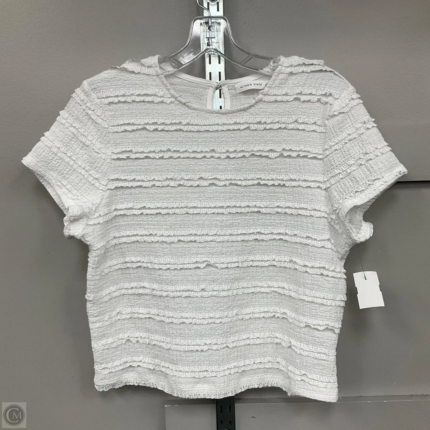 Top Short Sleeve By Altard State In White, Size: Xl