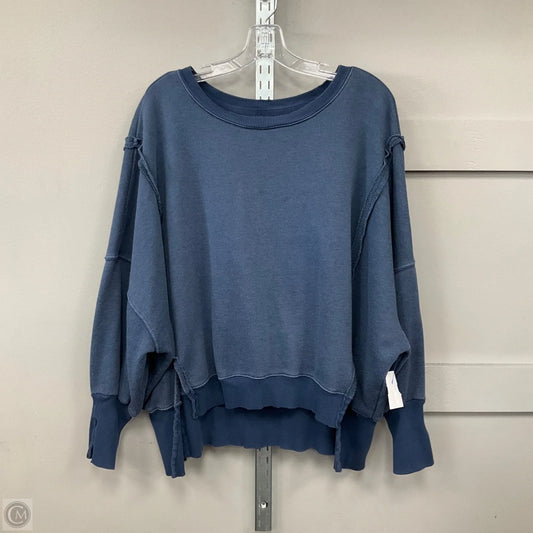 Top Long Sleeve By We The Free In Navy, Size: Xs
