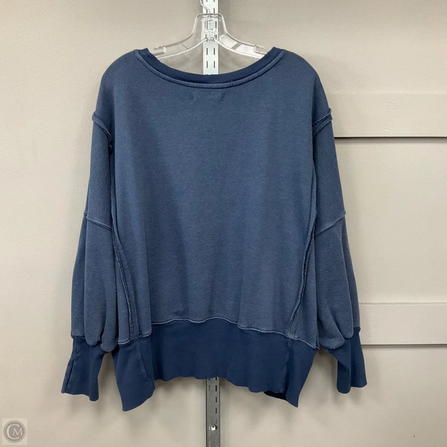 Top Long Sleeve By We The Free In Navy, Size: Xs