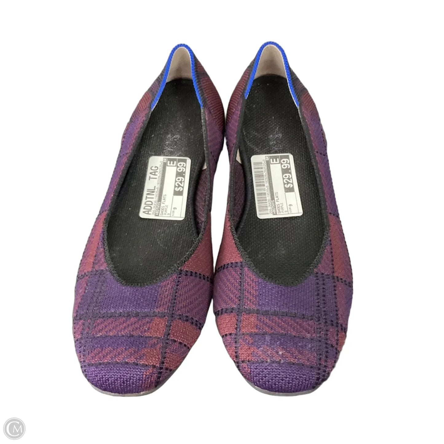 Shoes Flats By Rothys In Purple, Size: 9