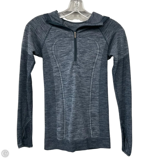 Athletic Jacket By Lululemon In Blue, Size: S