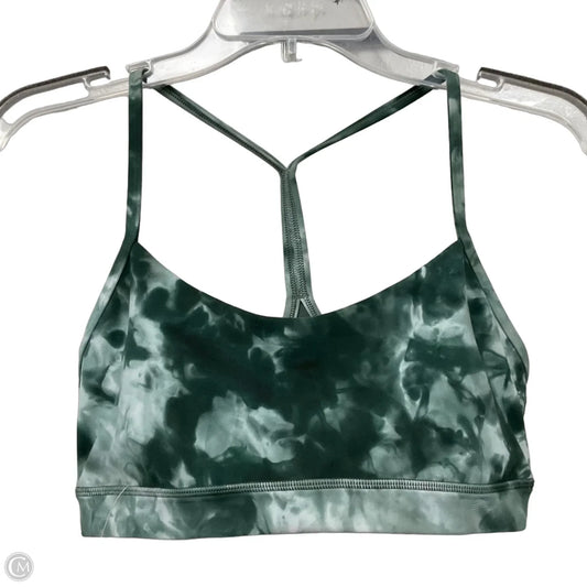 Athletic Bra By Lululemon In Tie Dye Print, Size: 10