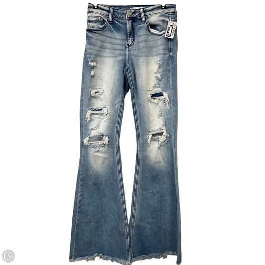 Jeans Boot Cut By Kancan In Blue Denim, Size: 4
