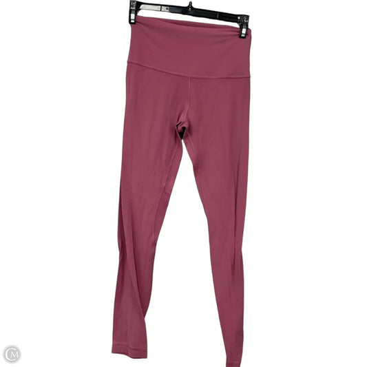 Athletic Leggings By Lululemon In Pink, Size: 4