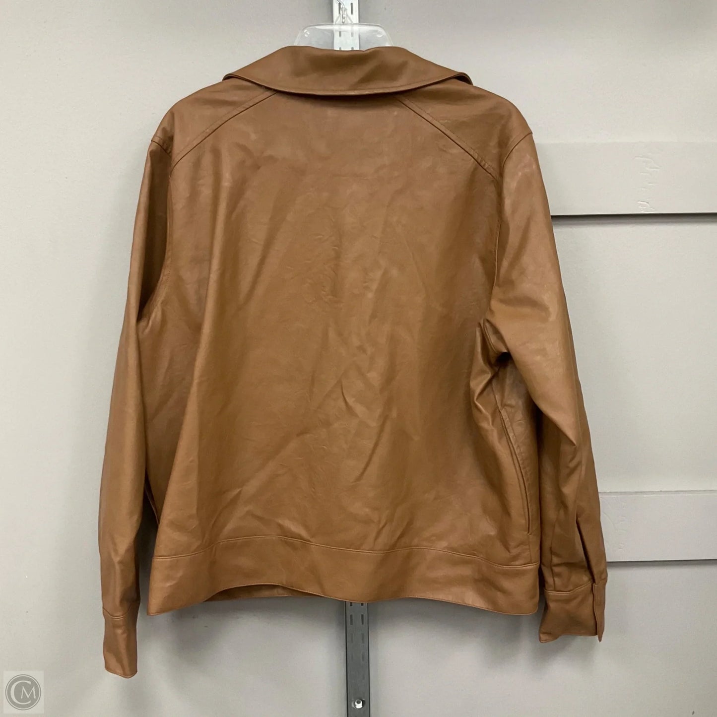 Jacket Leather By Universal Thread In Brown, Size: Xxl
