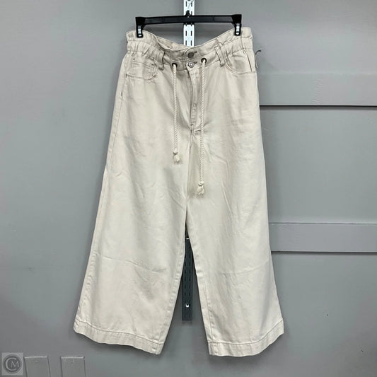Jeans Wide Leg By Kensie In Cream Denim, Size: 8