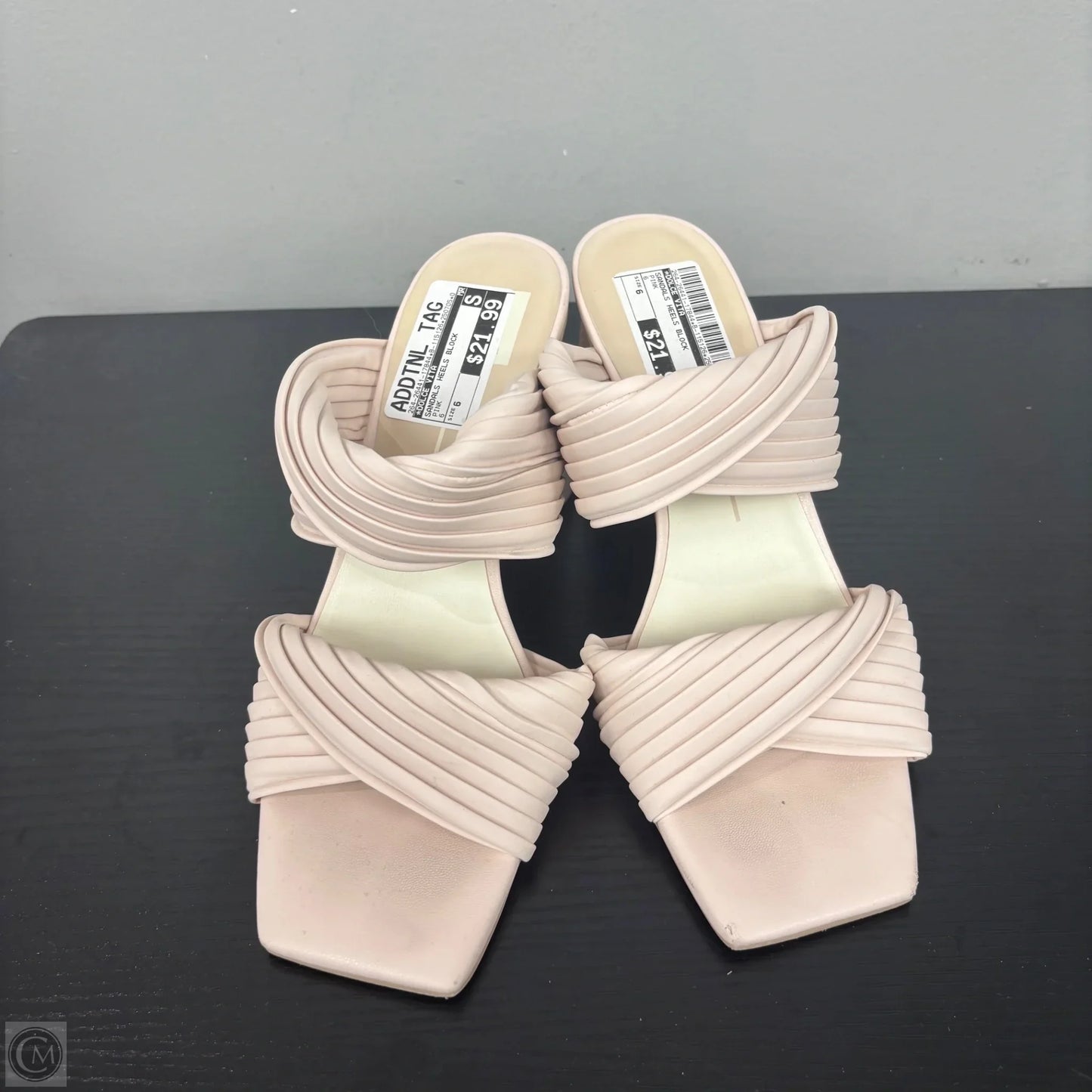 Sandals Heels Block By Dolce Vita In Pink, Size: 6