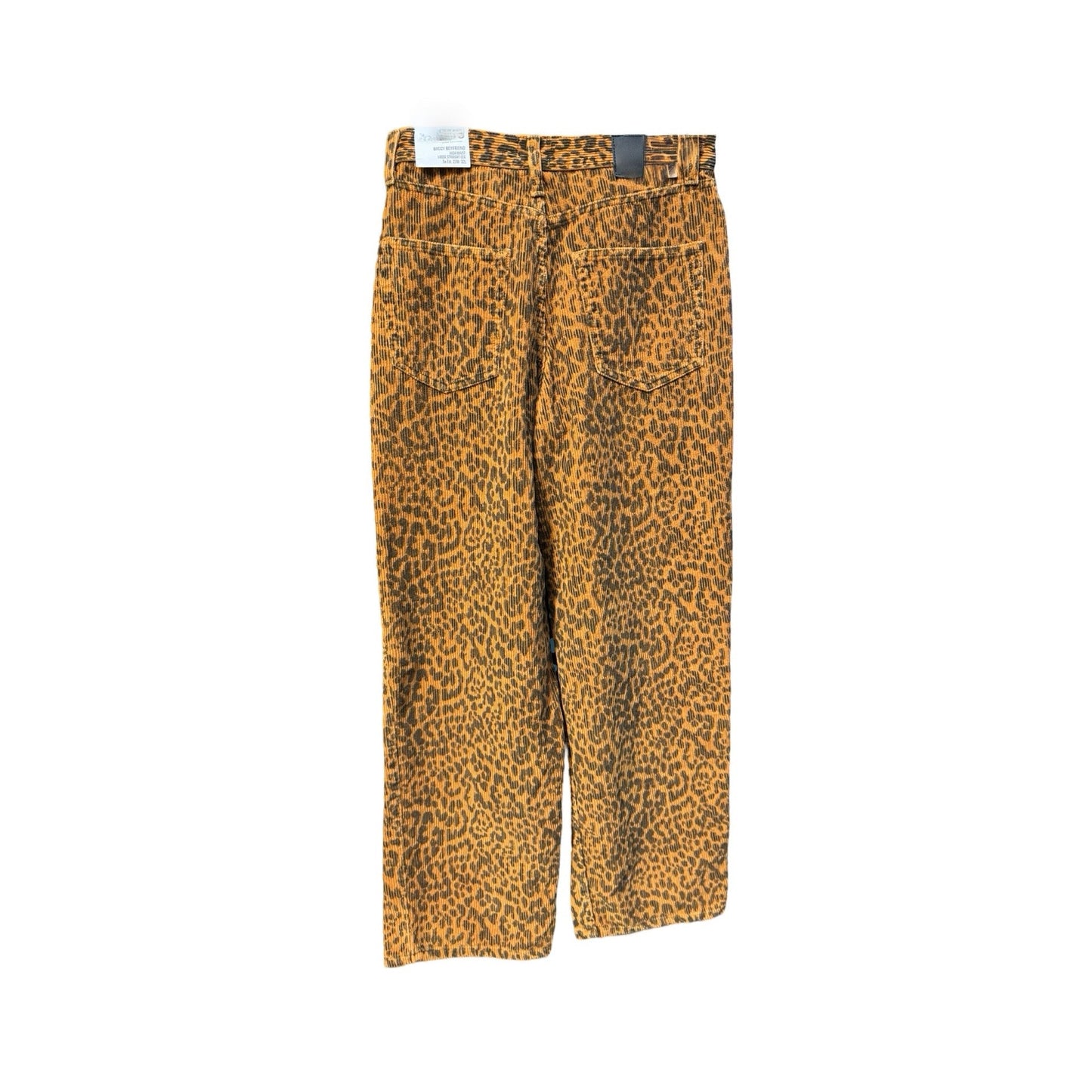 Animal Print Pants Wide Leg Bdg, Size 4