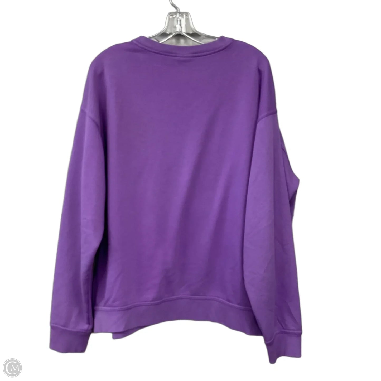 Sweatshirt Collar By Champion In Purple, Size: Xl