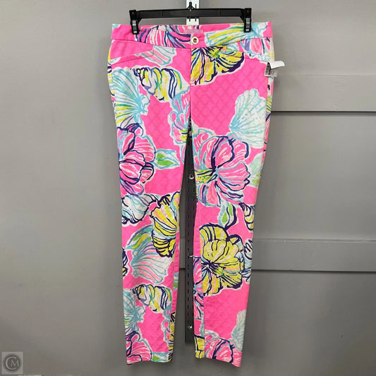 Pants Designer By Lilly Pulitzer In Floral Print, Size: 4
