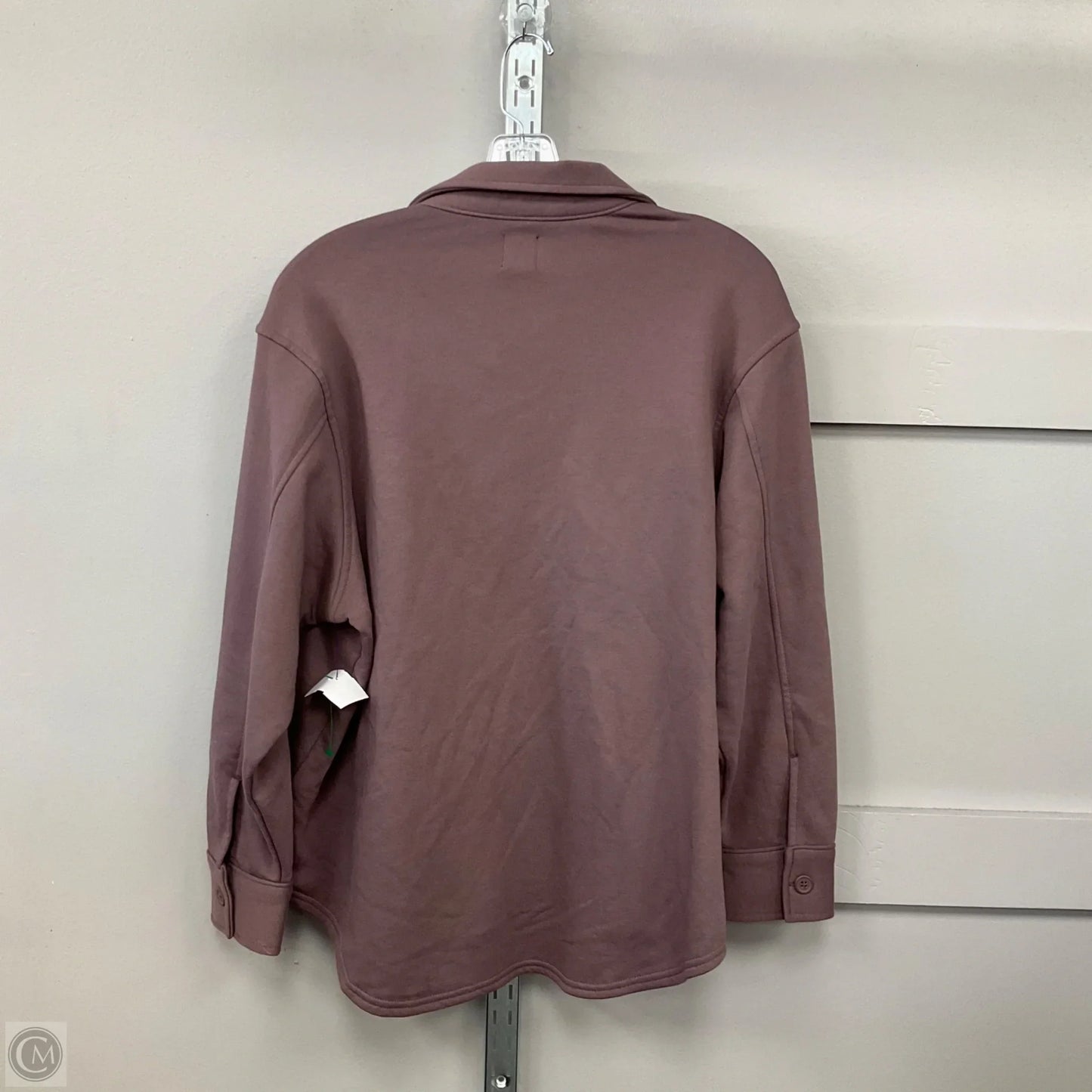 Jacket Shirt By Gap In Mauve, Size: Xs