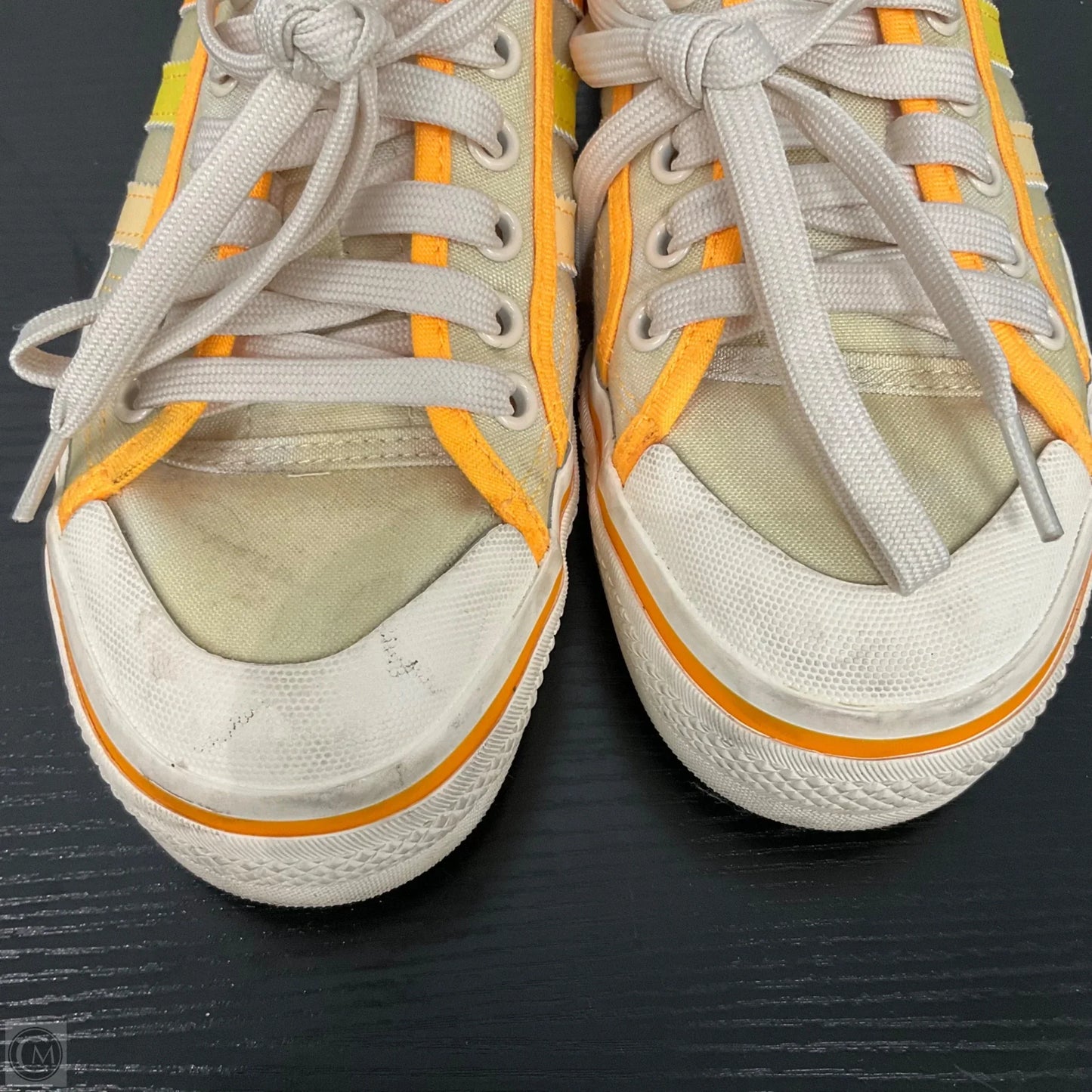 Shoes Sneakers By Adidas In Yellow, Size: 8.5
