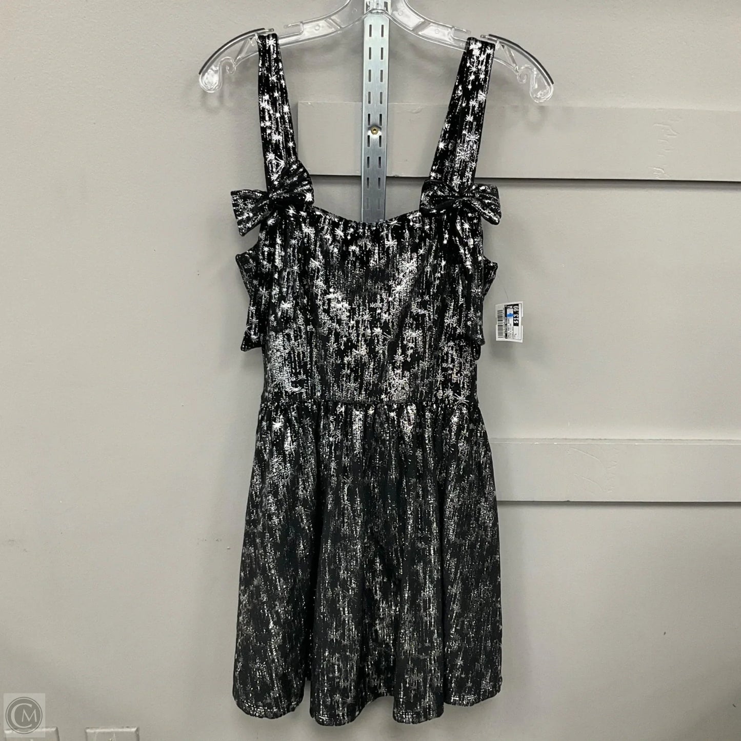 Dress Party Short By Cosmic Aura In Black & Silver, Size: L