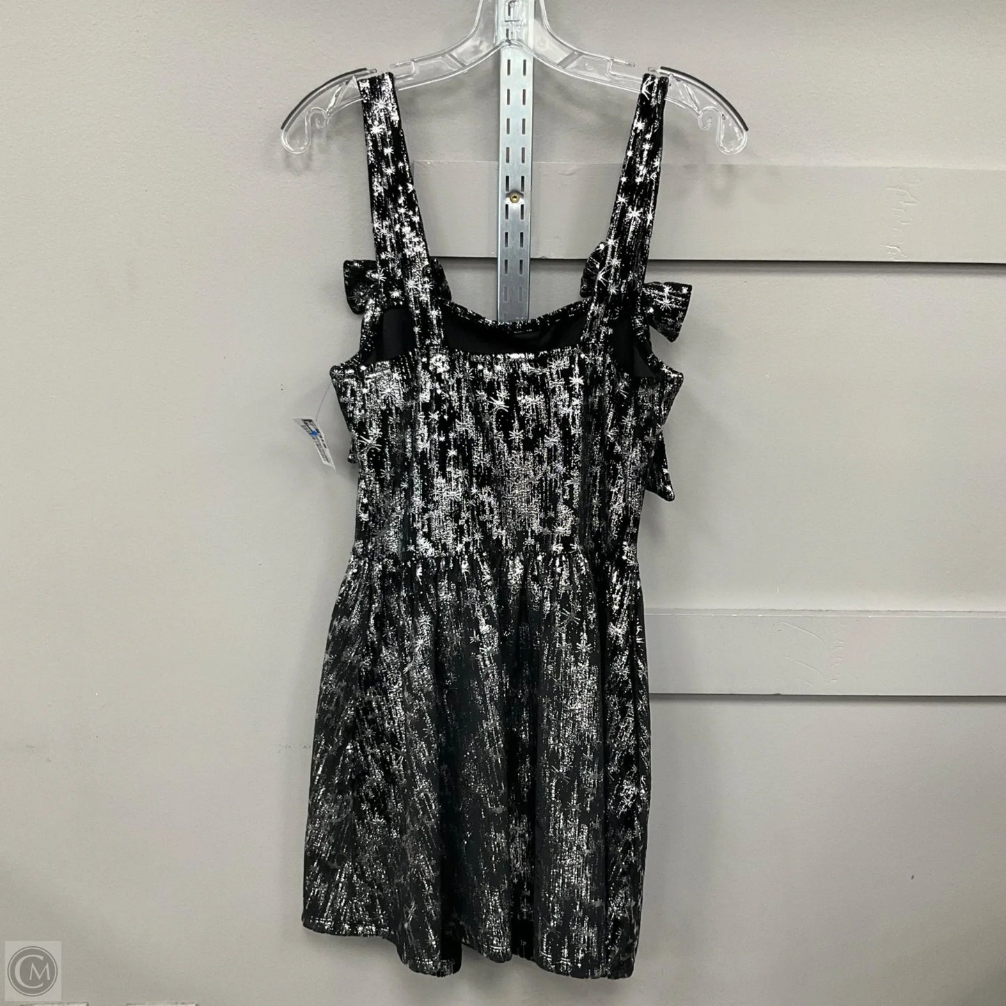 Dress Party Short By Cosmic Aura In Black & Silver, Size: L