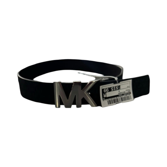 Belt Designer By Michael Kors in Black & Grey