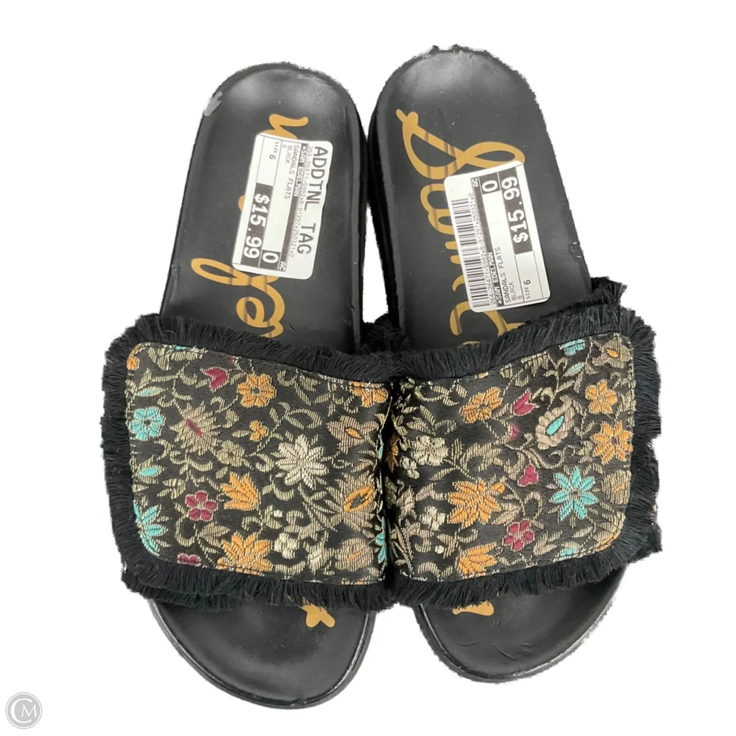 Sandals Flats By Sam Edelman In Black, Size: 6