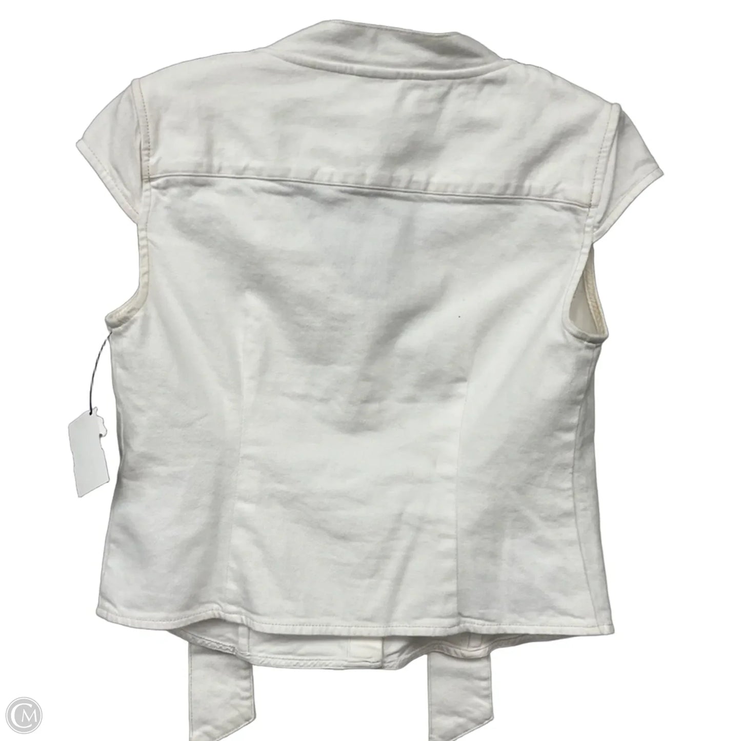 Top Sleeveless By Gap In White, Size: S