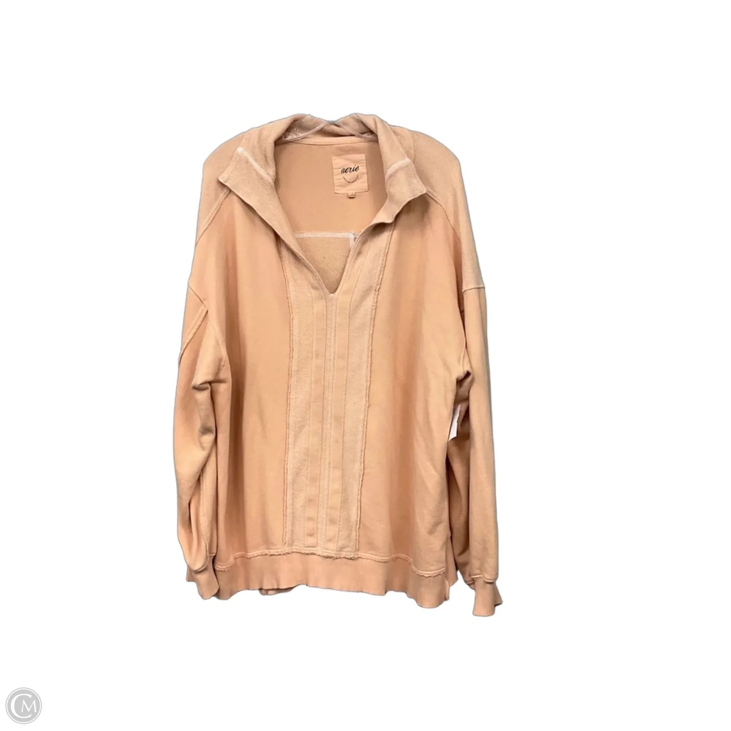 Sweatshirt Collar By Aerie In Peach, Size: L