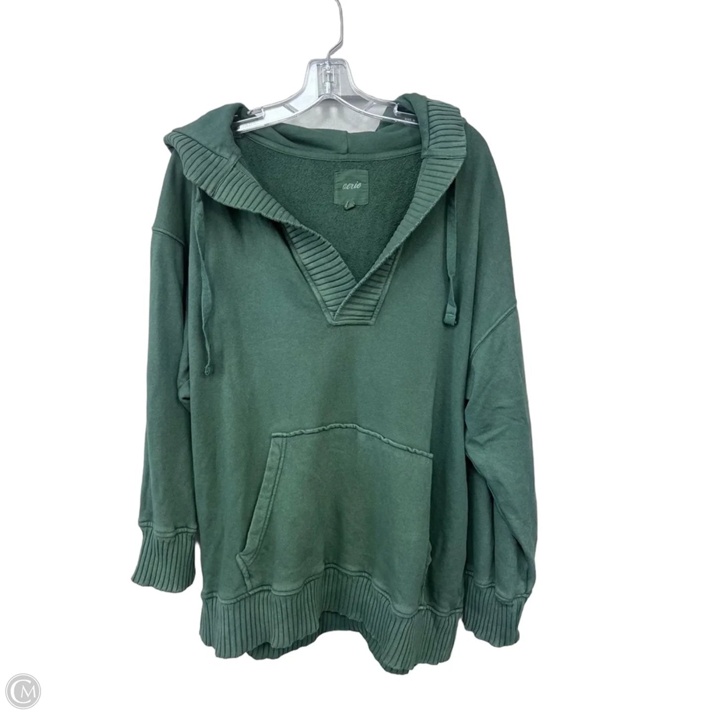 Sweatshirt Hoodie By Aerie In Green, Size: M
