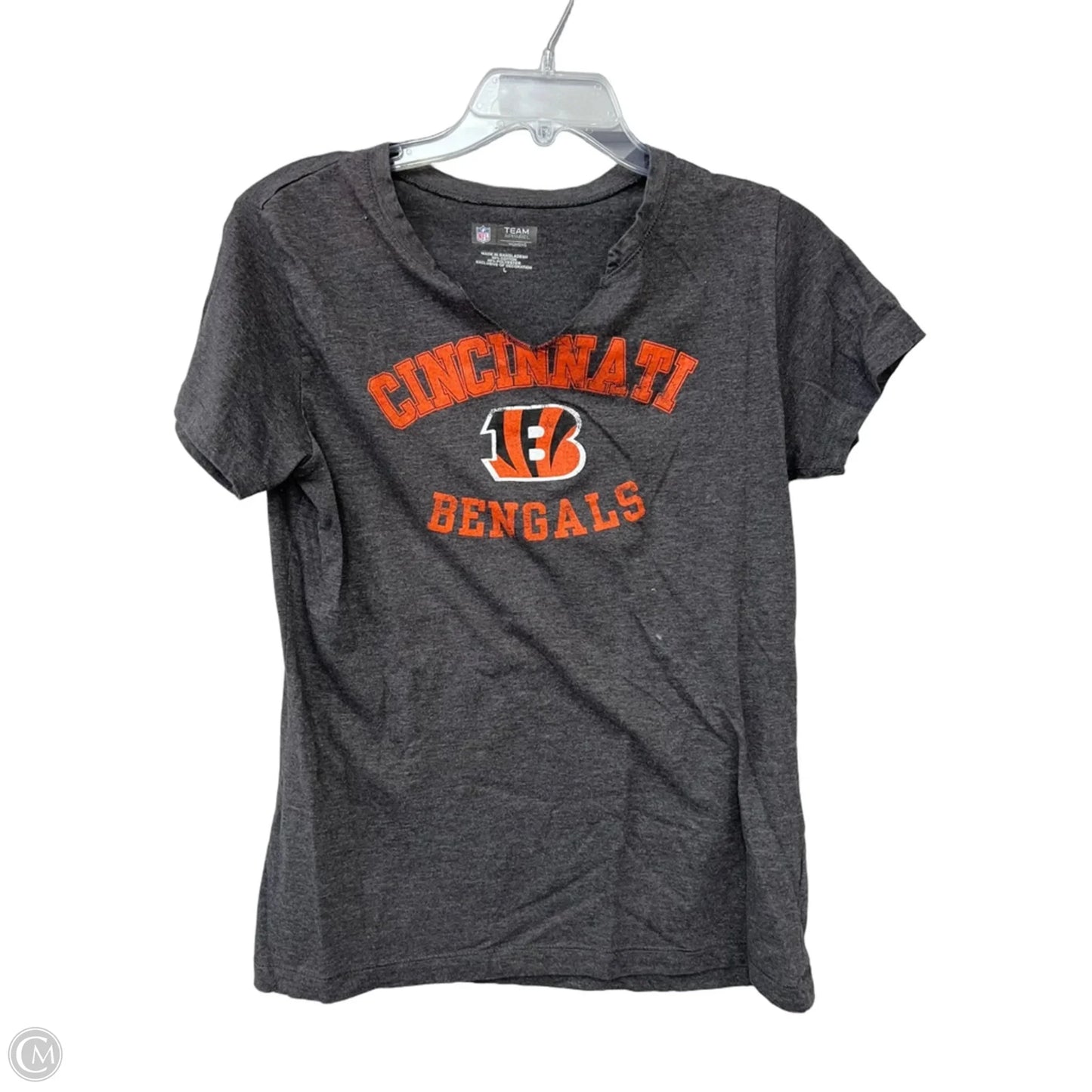Top Short Sleeve Basic By Nfl In Grey, Size: L