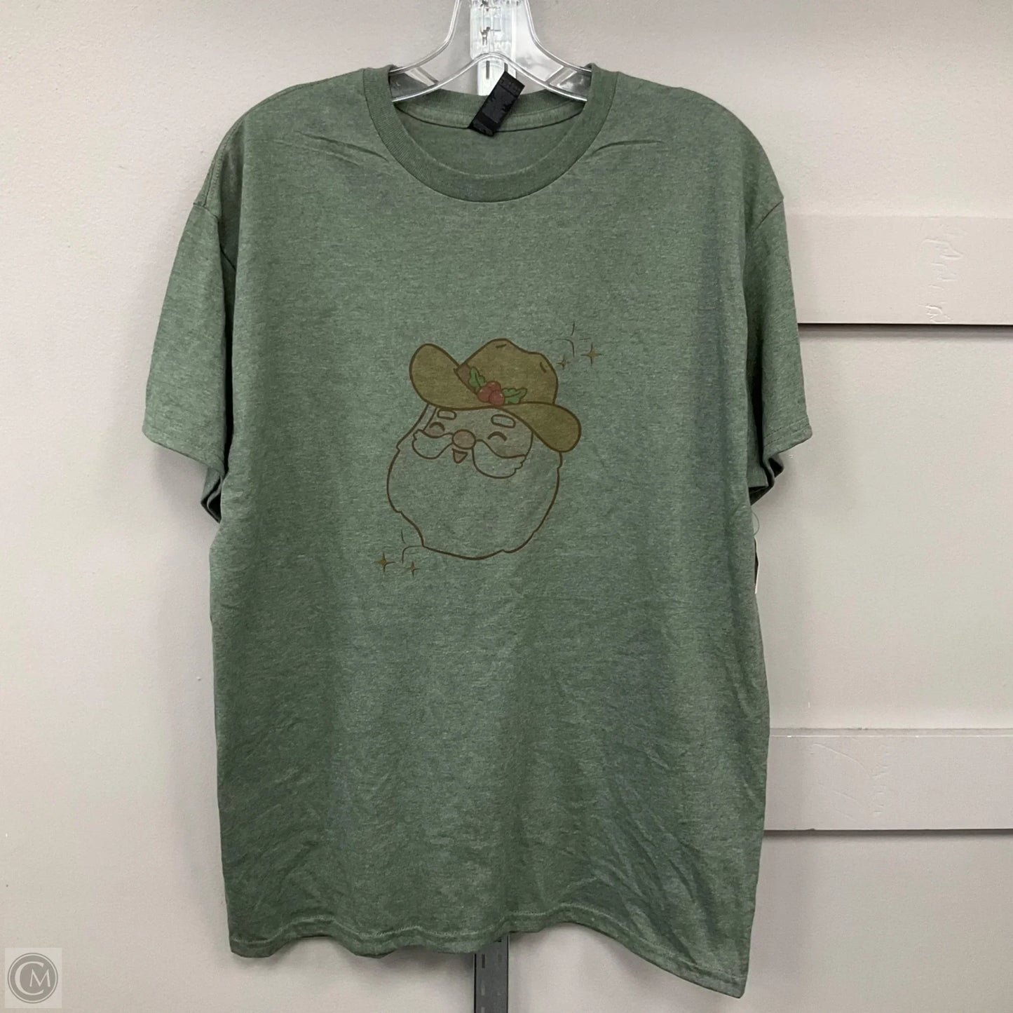 Top Short Sleeve Basic By Gildan In Green, Size: L