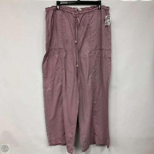 Pants Linen By Joie In Purple, Size: L