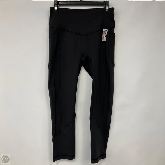 Athletic Leggings By Lululemon In Black, Size: 8