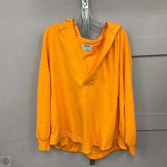 Sweatshirt Hoodie By Old Navy In Orange, Size: 2x