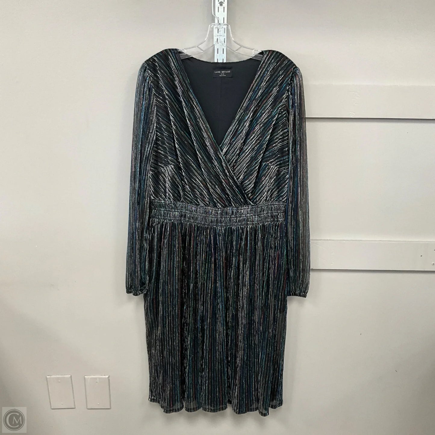 Dress Party Midi By Lane Bryant In Rainbow Print, Size: 14