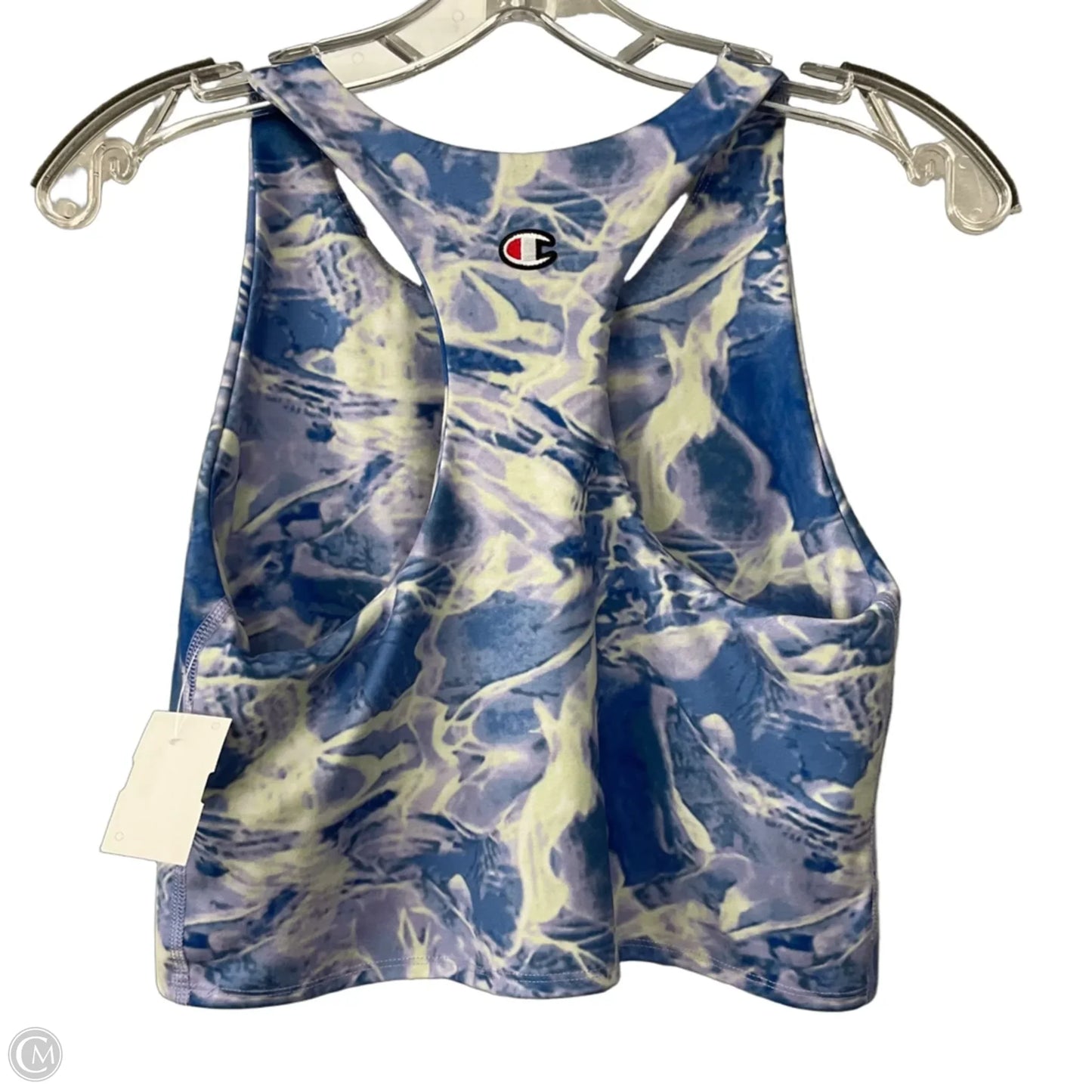Athletic Tank Top By Champion In Blue & Purple, Size: M