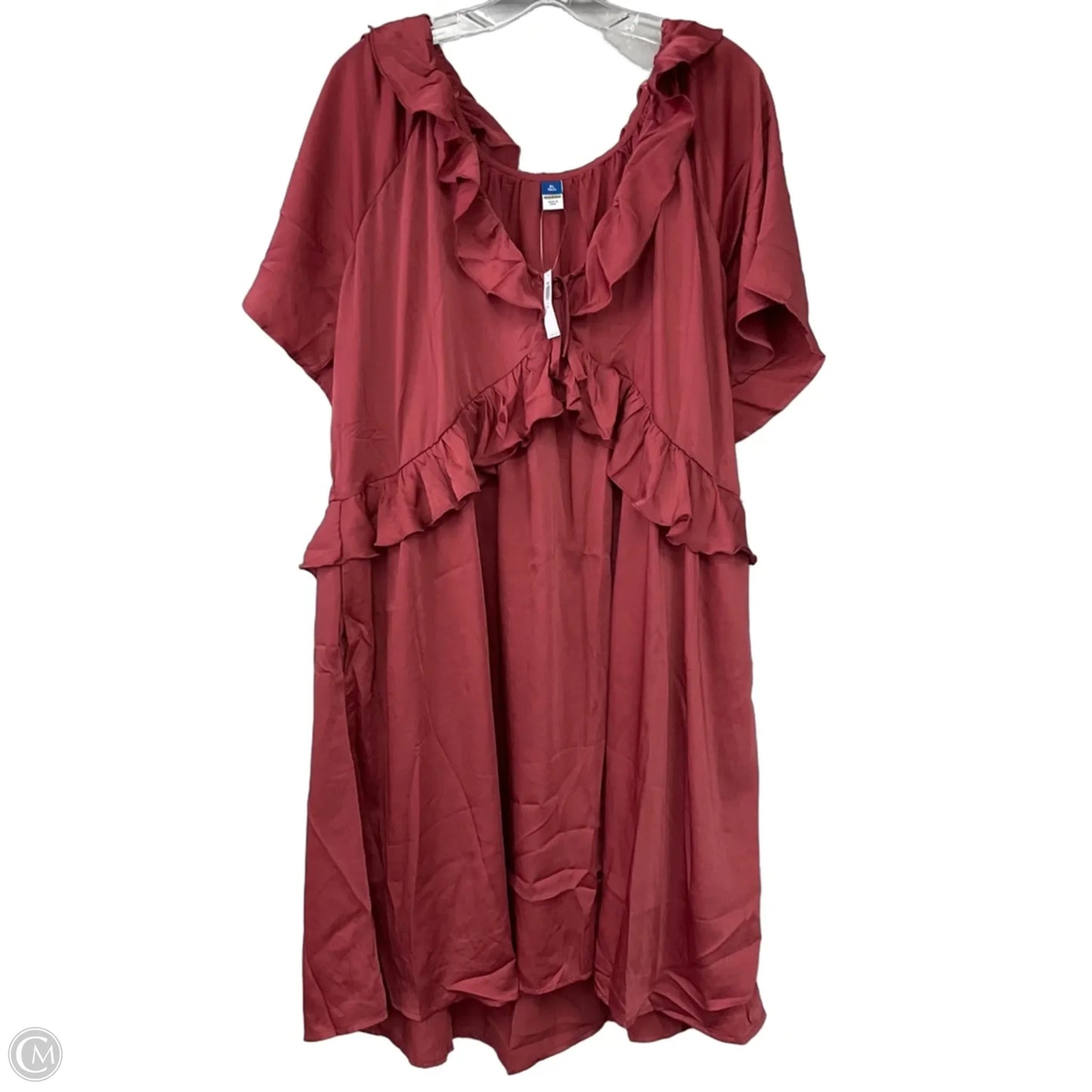 Dress Casual Short By Old Navy In Red, Size: Xl
