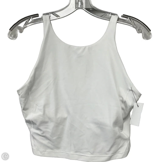 Athletic Tank Top By Lululemon In White, Size: 10