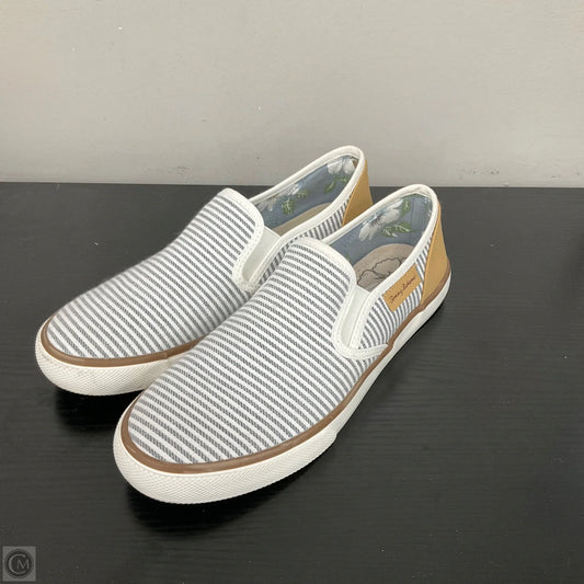 Shoes Flats By Tommy Bahama In Striped Pattern, Size: 9.5