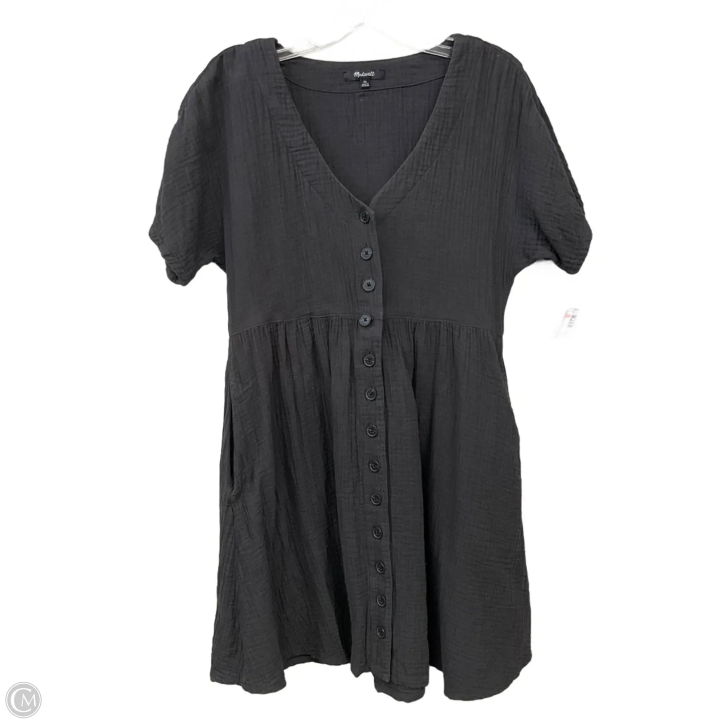Dress Casual Midi By Madewell In Grey, Size: Xs