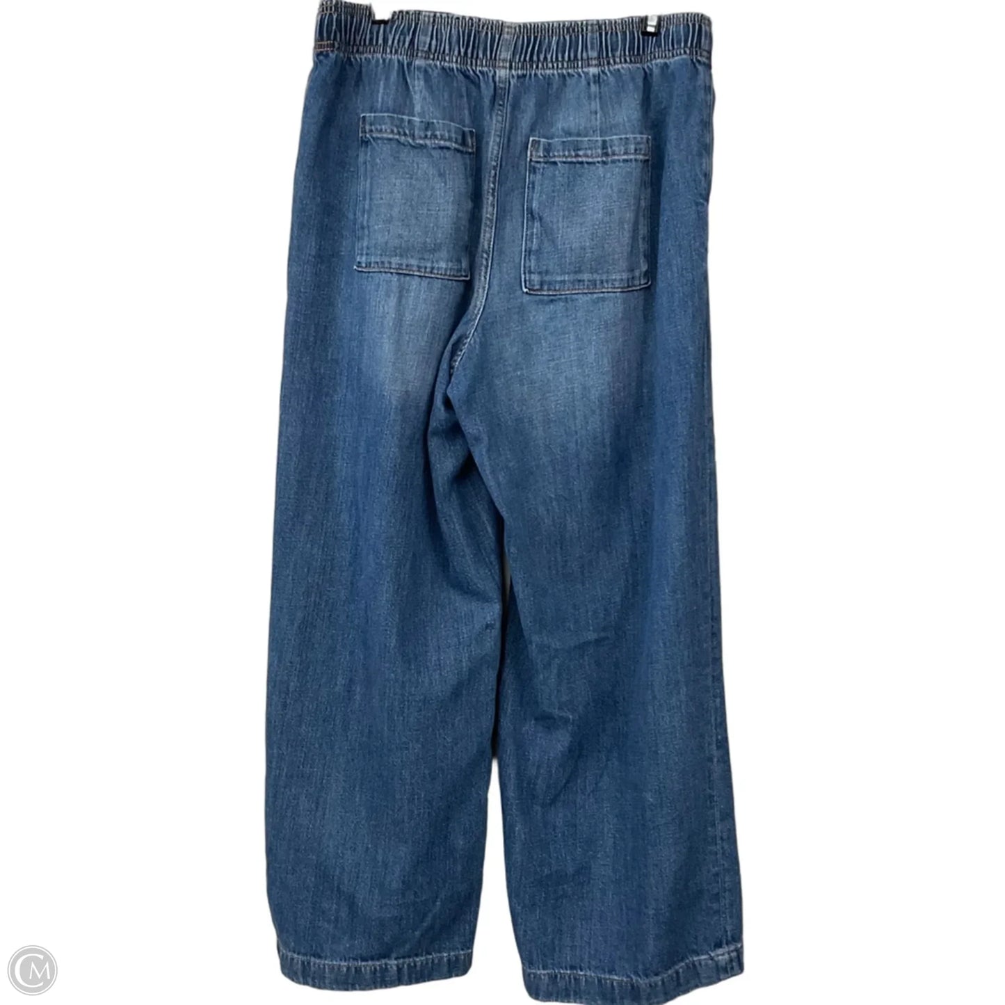 Jeans Wide Leg By Gap In Blue Denim, Size: M