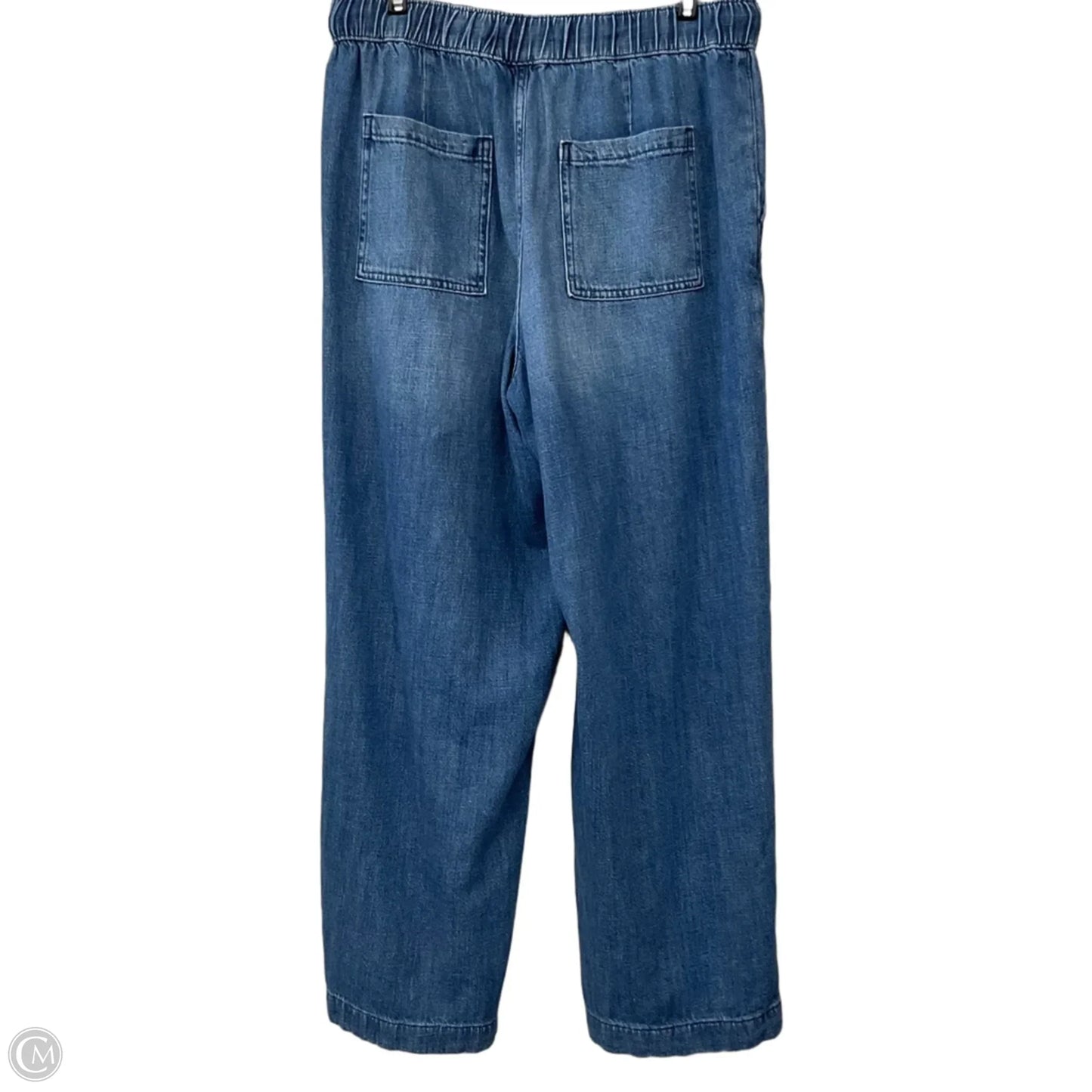 Jeans Wide Leg By Gap In Blue Denim, Size: M