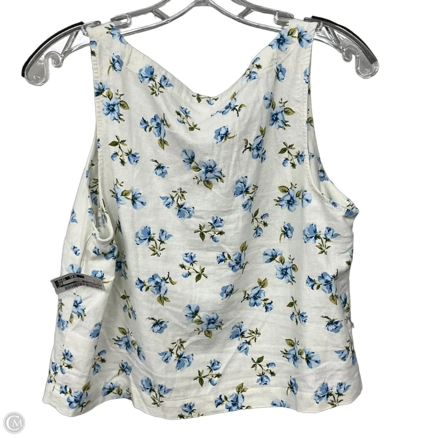 Top Sleeveless By Old Navy In White, Size: M