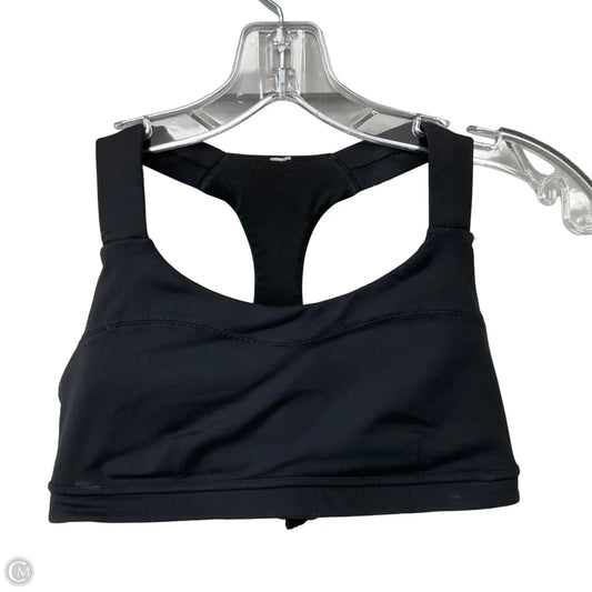 Athletic Bra By Lululemon In Black, Size: 2