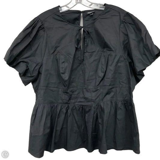 Top Short Sleeve By Torrid In Black, Size: 2x