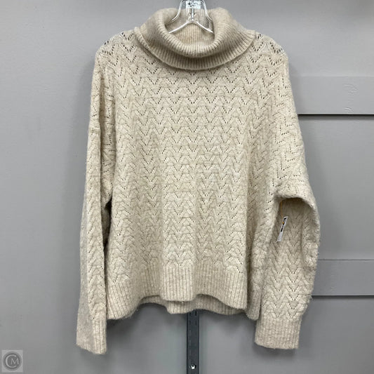 Sweater By Old Navy In Cream, Size: L