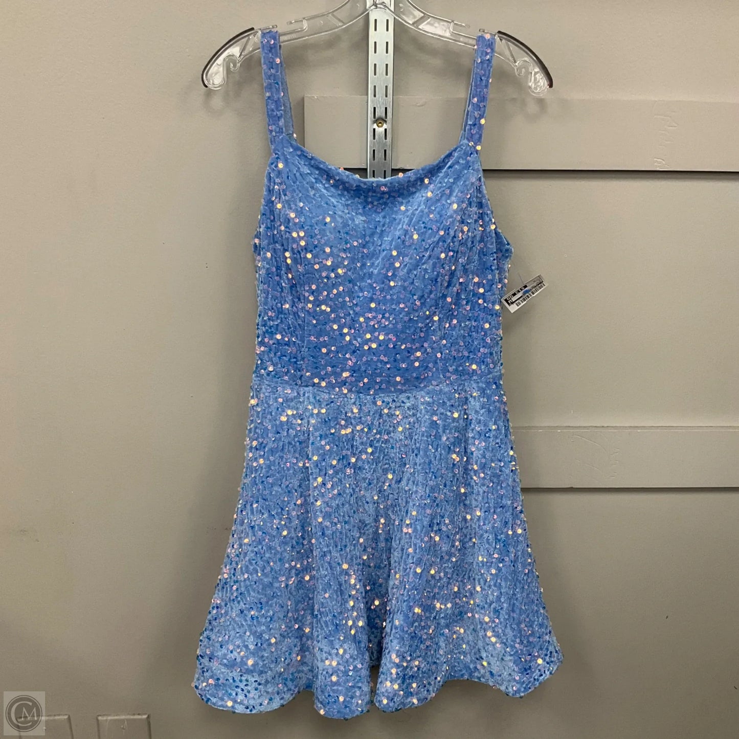 Dress Party Short By Clothes Mentor In Blue, Size: Xl