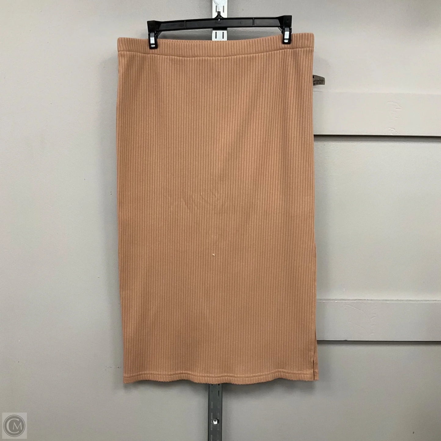 Skirt Midi By Time And Tru In Brown, Size: M