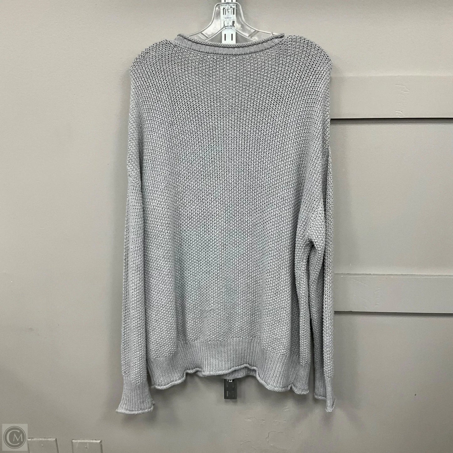 Sweater By Jessica Simpson In Grey, Size: Xxl